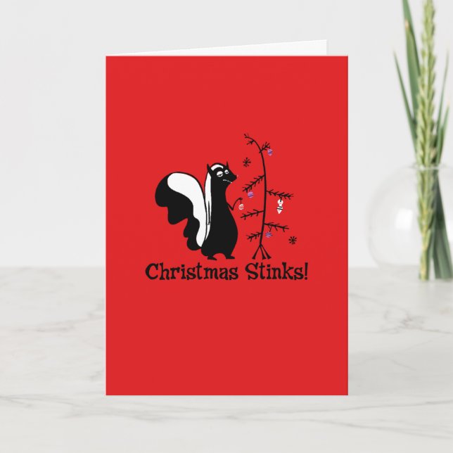 Carte de vacances Christmas Stinks (Devant)