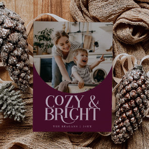 Carte de vacances Cosy Bright Elegant Photo Cranbe