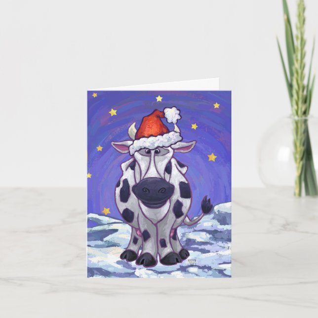 Carte de vacances Cute Cow (Devant)