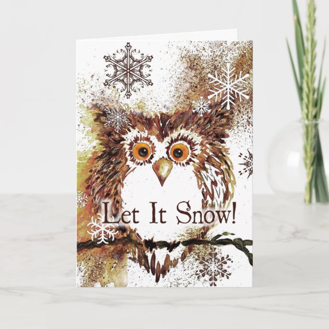 Carte de vacances Cute Owl (Devant)