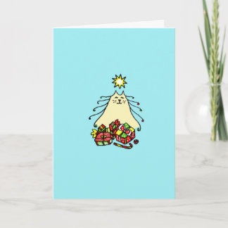 Carte de vacances de chat