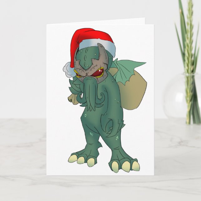 Carte de vacances de Cthulhu (Devant)