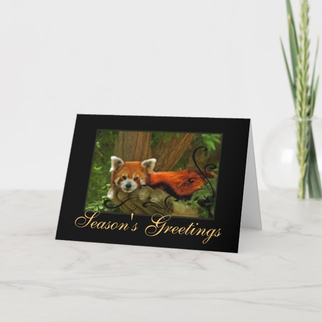 Carte de vacances de Joyeuses Fêtes de nature de (Devant)