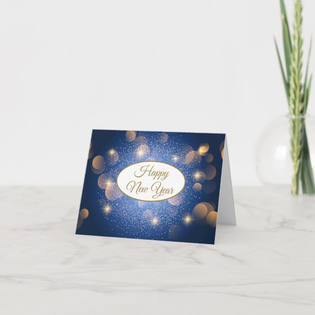 Carte de vacances de la nouvelle année (Devant)