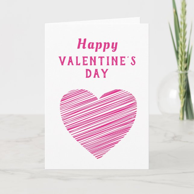 Carte de vacances de la Saint Valentin (Devant)