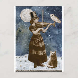 Carte de vacances de la Serenade d'hiver