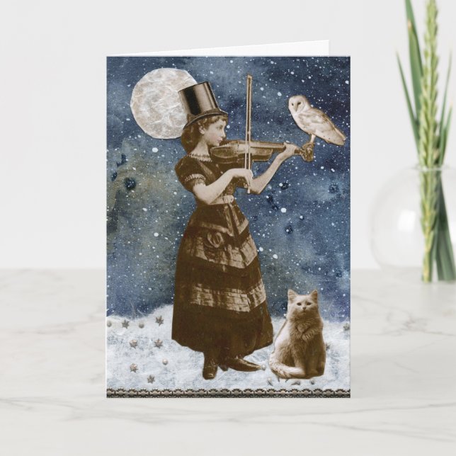 Carte de vacances de la Serenade d'hiver (Devant)