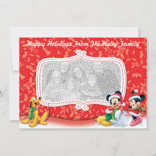 Carte de vacances de Mickey et ses amis
