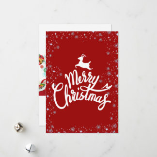 Carte de vacances de Noël