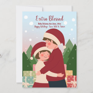 Carte de vacances de Noël extra-bienheureuse