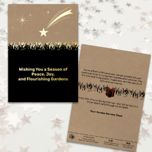 Carte de vacances de Noël Foil de Noël payante