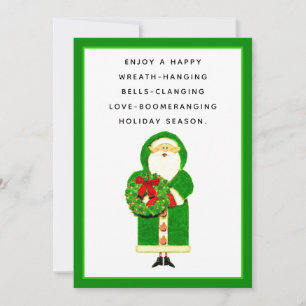 Carte de vacances de Noël irlandaise