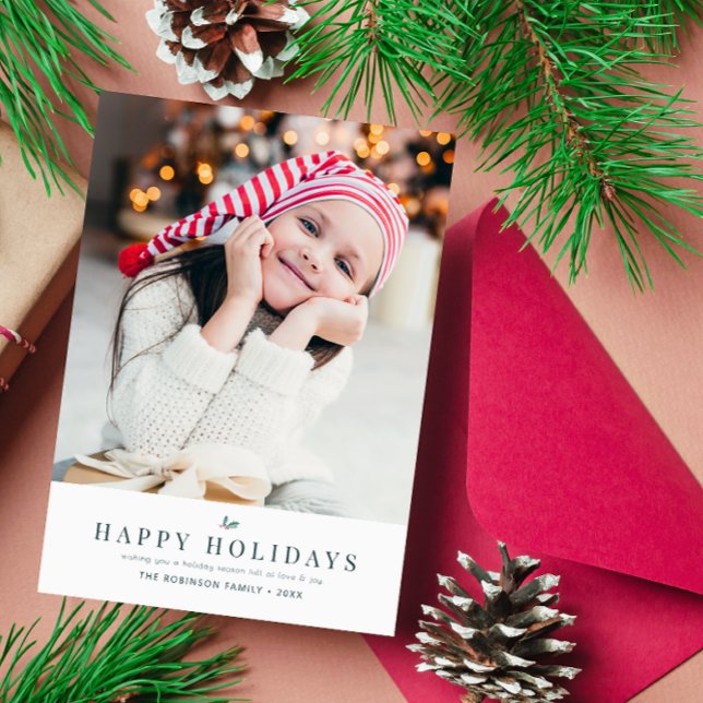 carte de vacances de noël minimale moderne (Créateur téléchargé)