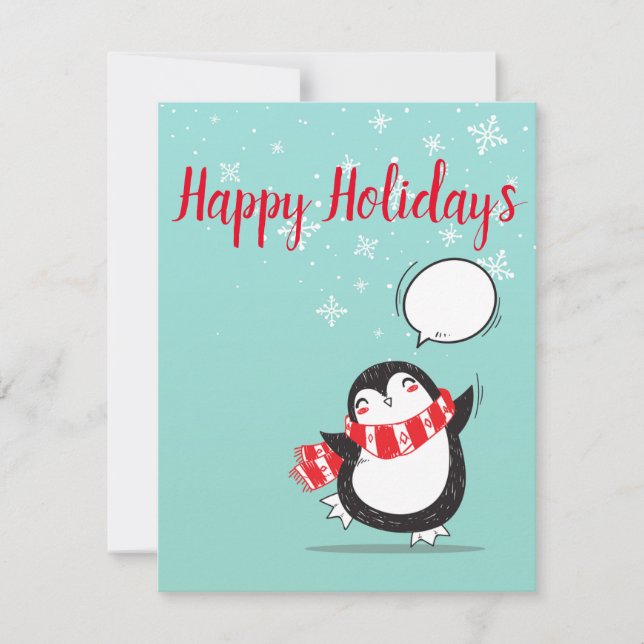 Carte de vacances de Noël parfait, Cool (Devant)