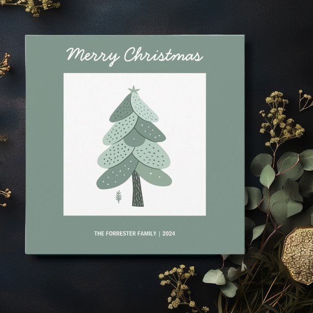 Carte de vacances de Noël simple (Créateur téléchargé)