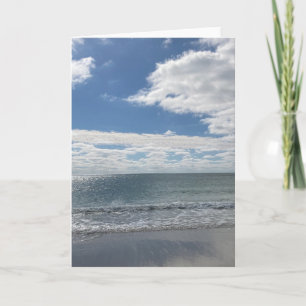 Carte de vacances de sable