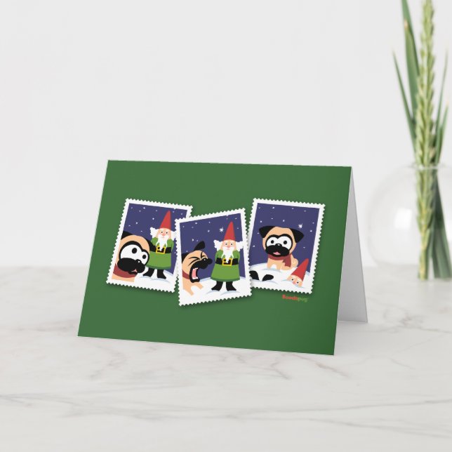 Carte de vacances de Tugg et Gnome (Devant)