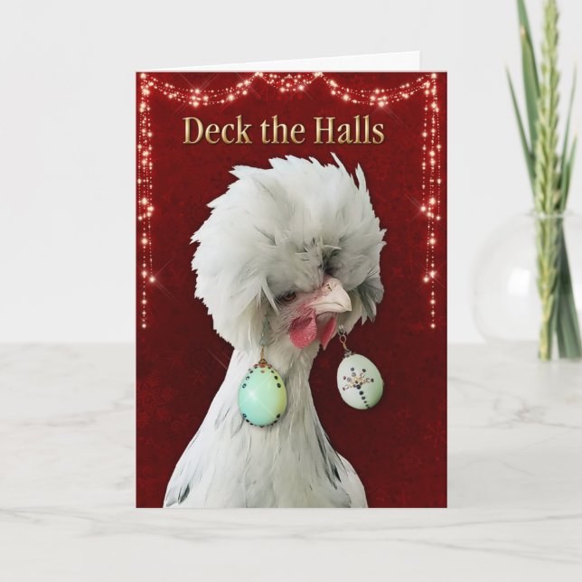 Carte de vacances Deck the Halls (Devant)