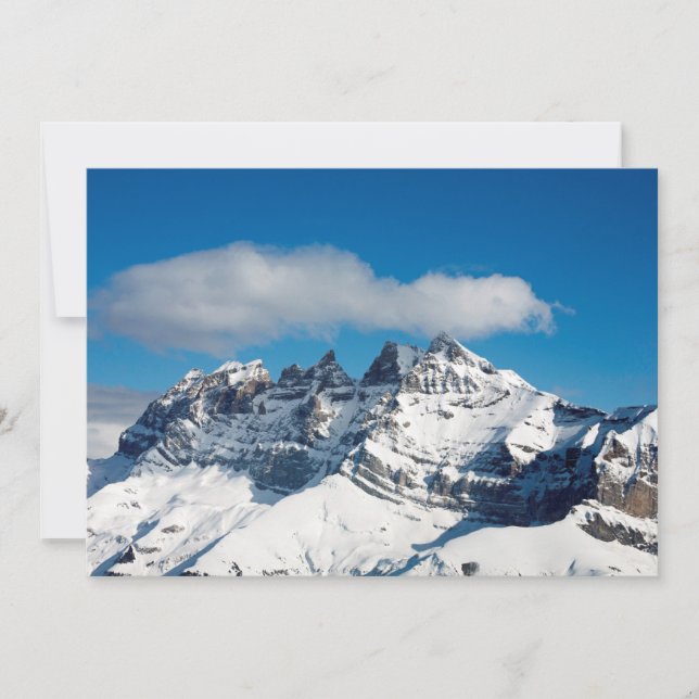 Carte de vacances Dents du Midi Suisse (Devant)