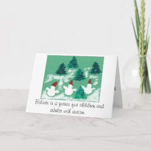 Carte de vacances d'hiver