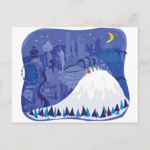 carte de vacances d'hiver vierge de Seattle, oreil