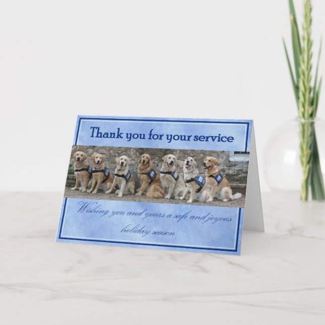 Carte de vacances du guerrier (Devant)