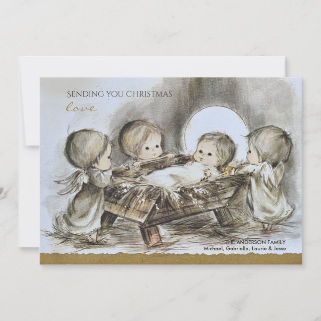 Carte de vacances du matin de Noël (Devant)