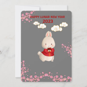 Carte de vacances du Nouvel An chinois