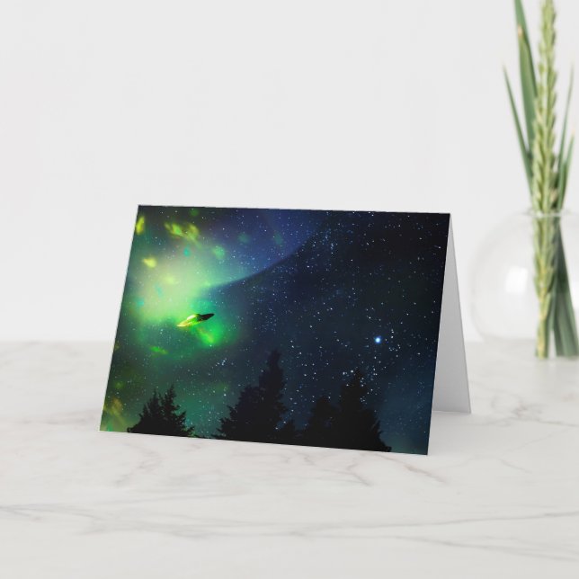 Carte de vacances d'UFO (Devant)
