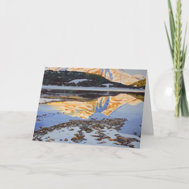 Carte de vacances "Early Snow in Kananaskis" (Devant)