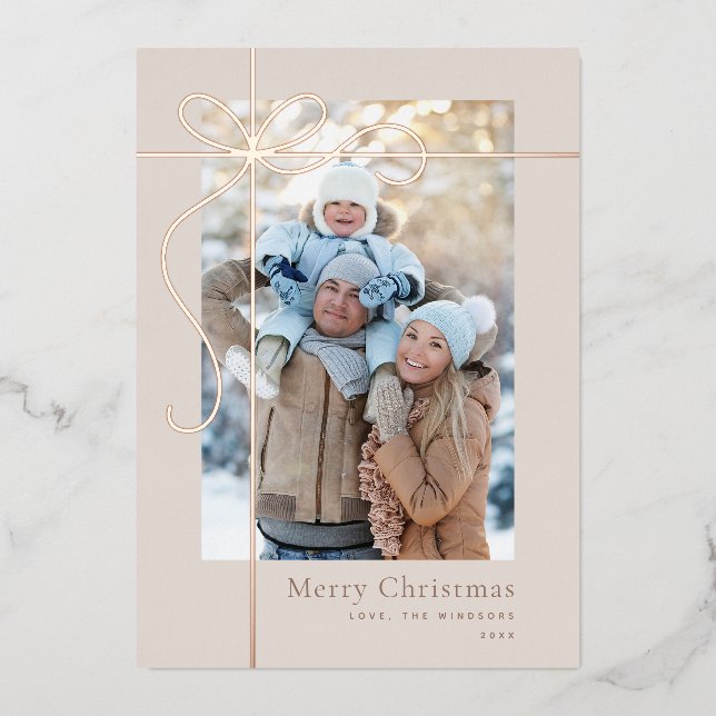 Carte de vacances en aluminium (Recto)