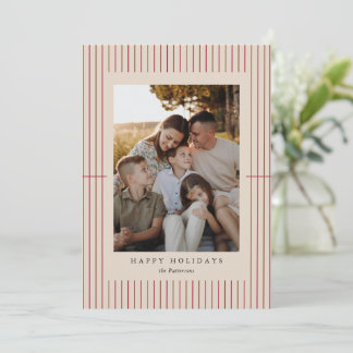 Carte de vacances en gabardine