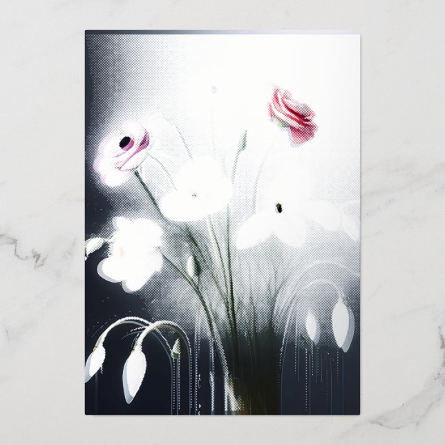 Carte de vacances Foil (Recto)