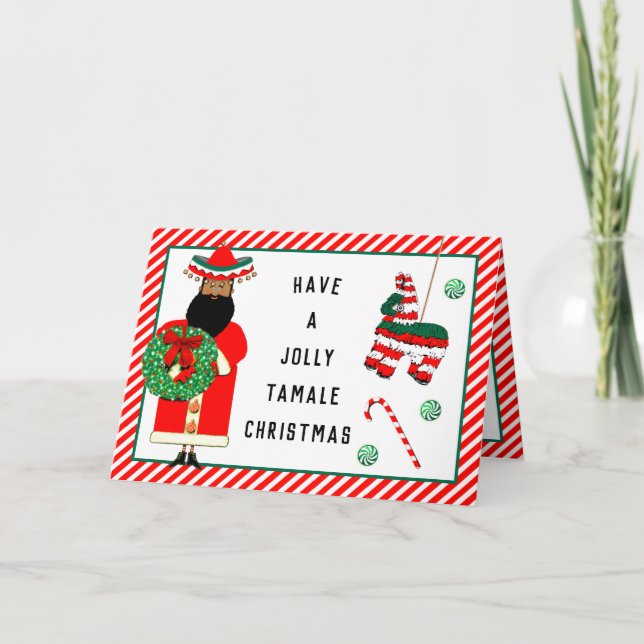Carte de vacances Funny Feliz Navidad (Devant)