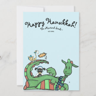 Carte de vacances Happy Hanoukka Mustard Seeds TM
