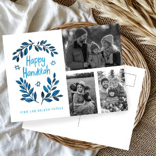 Carte de vacances Happy Hanoukka PERSONNALISÉE