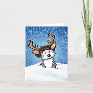 Carte de vacances Havanaise Reindeer