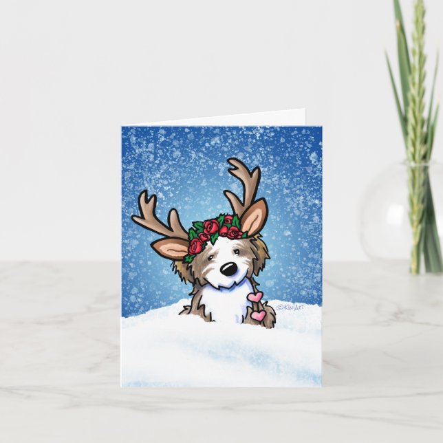 Carte de vacances Havanaise Reindeer (Devant)