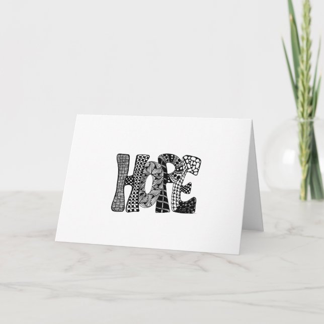 Carte de vacances Hope (Devant)