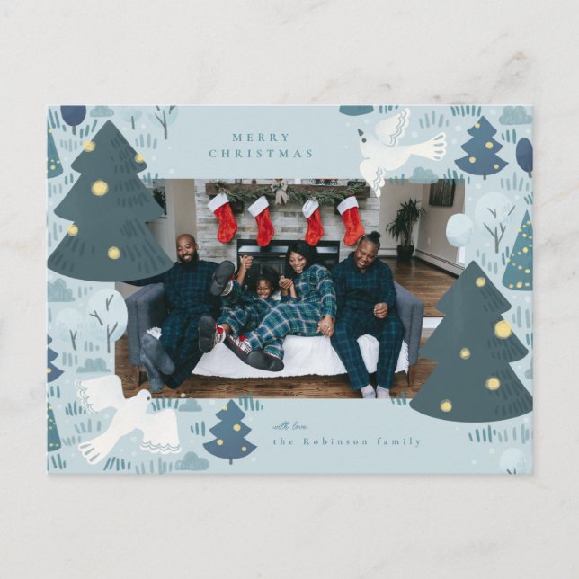 Carte de vacances illustrée Peace Dove (Devant)