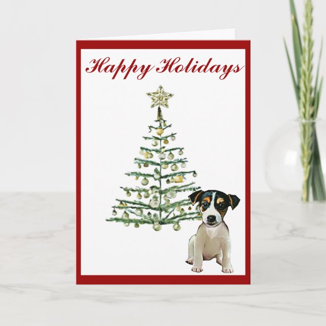 Carte de vacances Jack Russell (Devant)