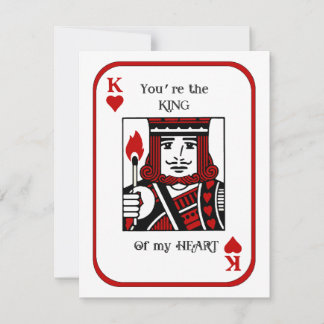 Carte de vacances King of My Heart