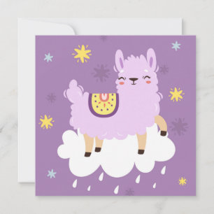 Carte de vacances lama