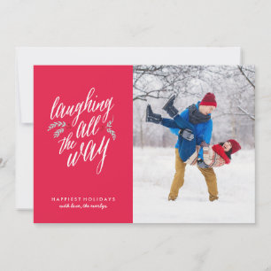 Carte de vacances *Laughing tout le Way*