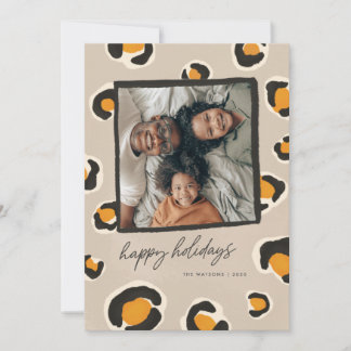 Carte de vacances Leopard Spots