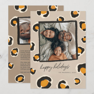 Carte de vacances Leopard Spots