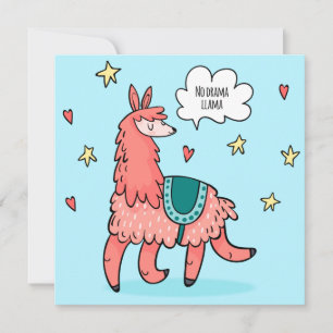 Carte de vacances Llama