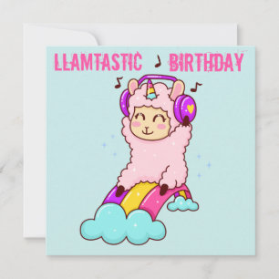 Carte de vacances Llama