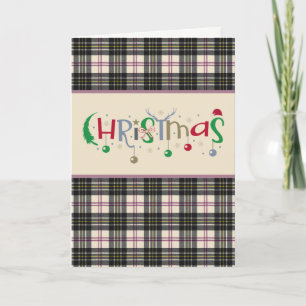 Carte de vacances MacPherson Clan Tartan Tartan