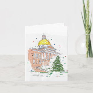 Carte de vacances Massachusetts State House